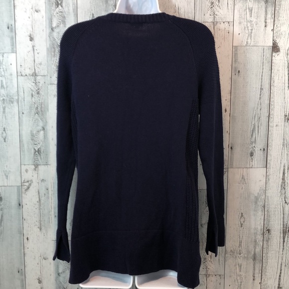 Cremieux Grommet Tie Slit Cuffs Sweater Small - Picture 4 of 11